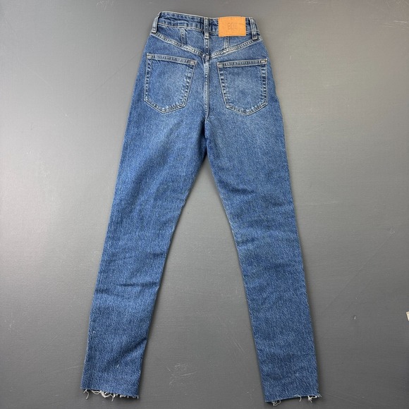 BDG Urban Outfitters Jeans Women's 24 Edie High Rise Skinny Leg Raw Hem Faded - Picture 9 of 12